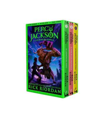 ESTUCHE PERCY JACKSON Y LOS DIOSES DEL OLIMPO 3 LIBROS - RICK RIORDAN