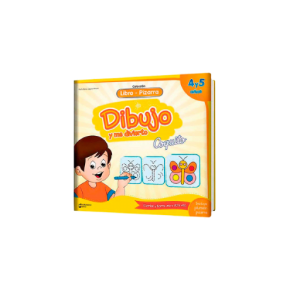 DIBUJO Y ME DIVIERTO LIBRO PIZARRA COQUITO