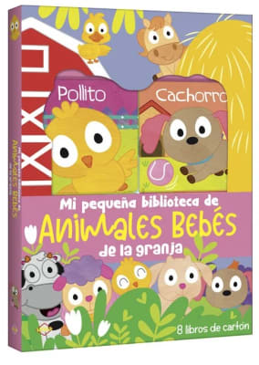 MI PEQUEÑA BIBLIOTECA DE ANIMALES BEBÉS DE LA GRANJA
