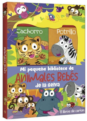 MI PEQUEÑA BIBLIOTECA DE ANIMALES BEBÉS DE LA SELVA