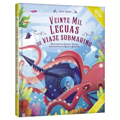 CLÁSICOS JUVENILES - VEINTE MIL LEGUAS DE VIAJE SUBMARINO - JULIO VERNE