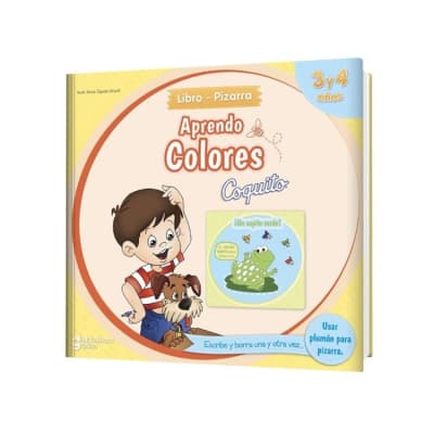 APRENDO COLORES - LIBRO, PIZARRA