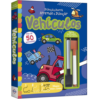 DIBUJA Y BORRA - VEHICULOS