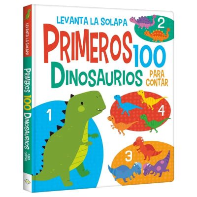 PRIMEROS 100 DINOSAURIOS PARA CONTAR. LEVANTA LA SOLAPA