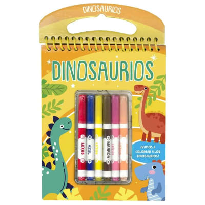 DINOSAURIOS 6 PLUMONES