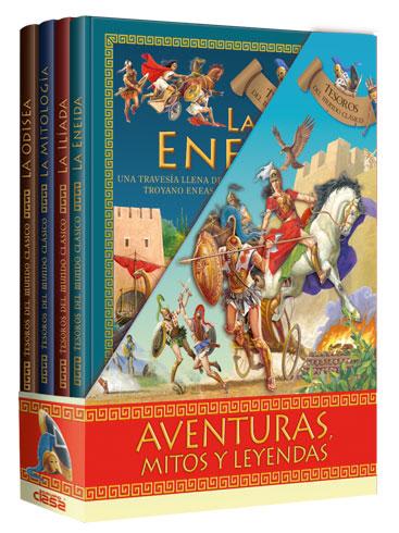 AVENTURAS MITOS Y LEYENDAS 4 TOMOS CLASA1