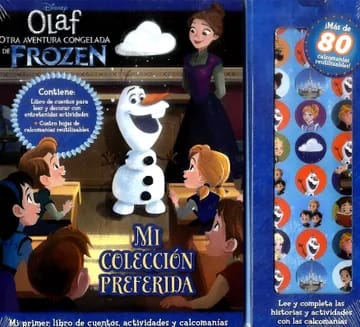 OLAF OTRA AVENTURA CONGELADA DE FROZEN - MI PRIMER LIBRO DE CUENTOS, ACTIVIDADES Y CALCOMANÍAS1