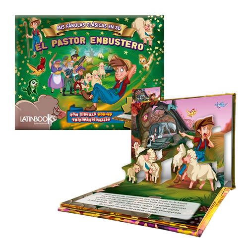 MIS FABULAS CLASICAS EN 3D - EL PASTOR EMBUSTERO POP UP1