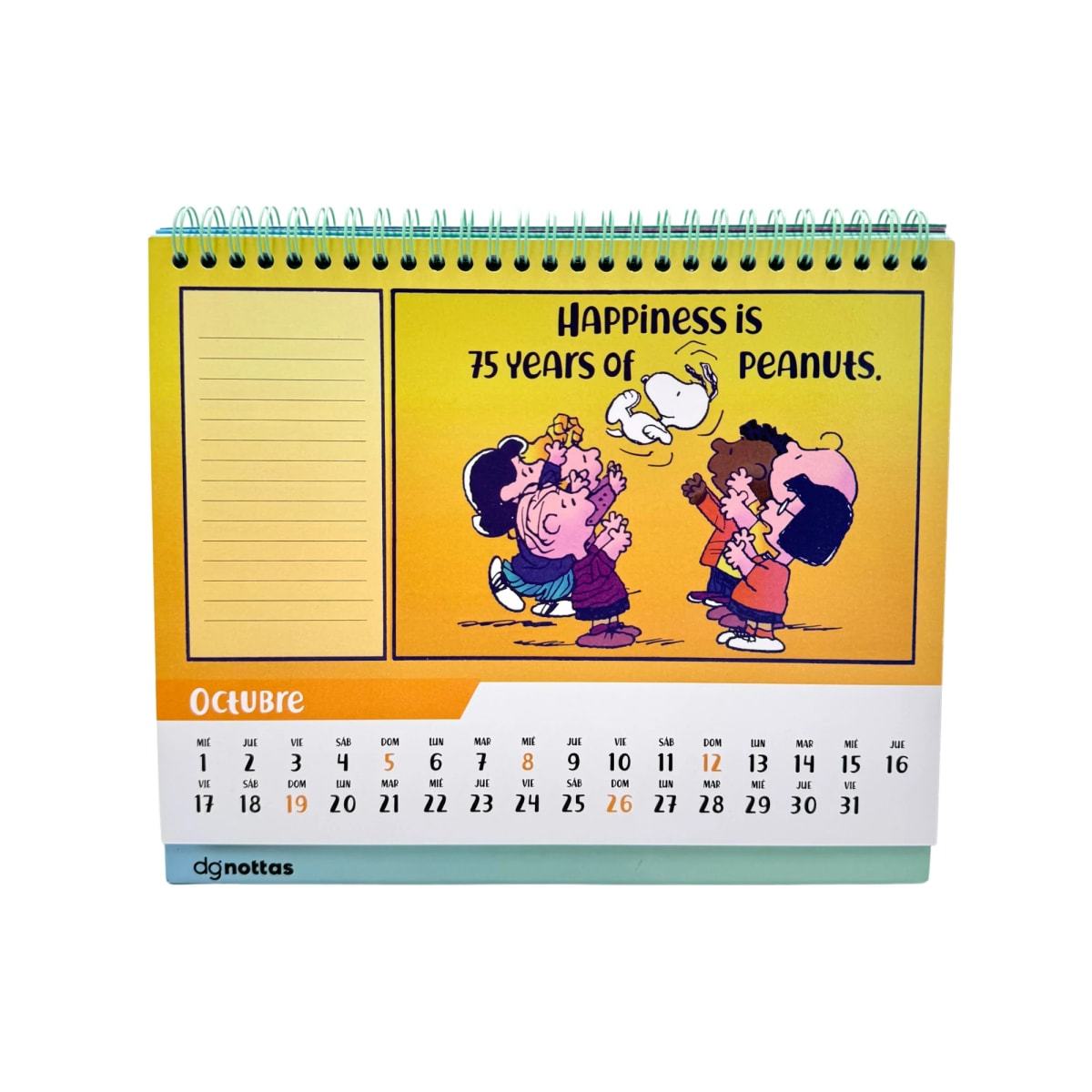 CALENDARIO ESCRITORIO 2025 SNOOPY - DG NOTTAS2