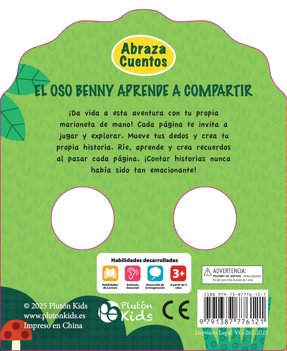 EL OSO BENNY APRENDE A COMPARTIR. TÍTERE3