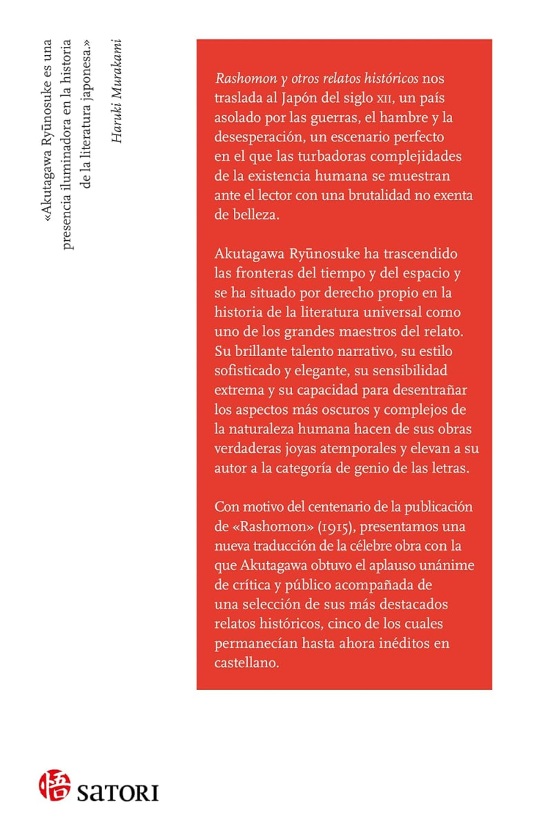 RASHOMON Y OTROS RELATOS HISTÓRICOS - AKUTAGAWA RYUNOSUKE2