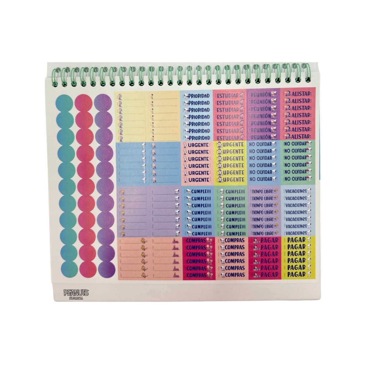 CALENDARIO ESCRITORIO 2025 SNOOPY - DG NOTTAS3