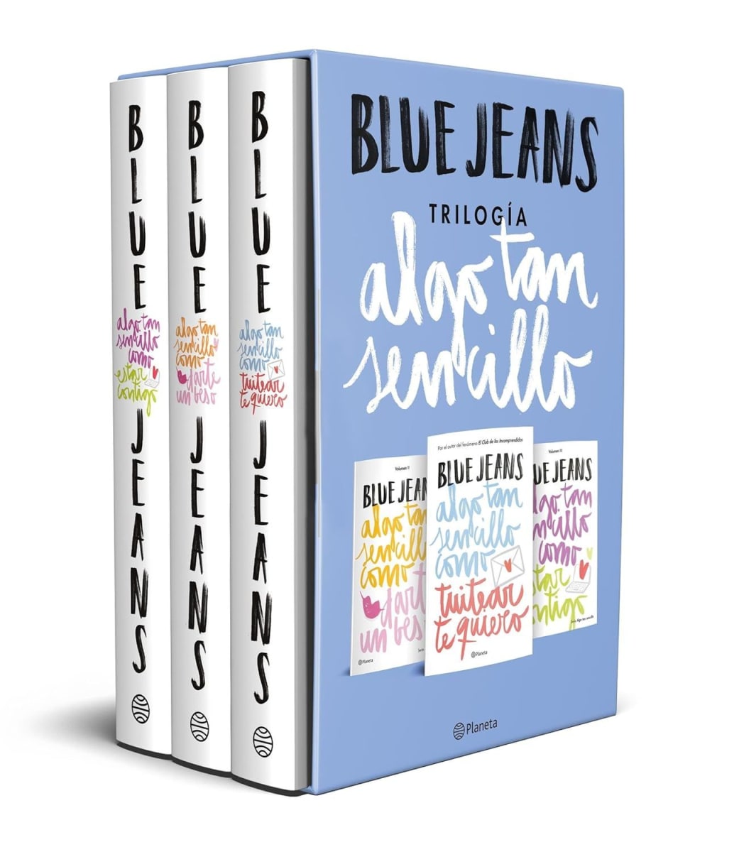 ESTUCHE TRILOGIA ALGO TAN SENCILLO - BLUE JEANS1