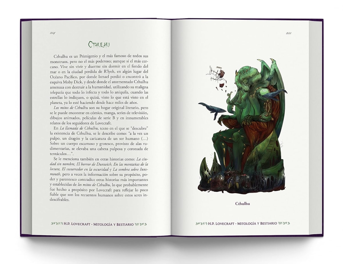 BESTIARIO Y MITOLOGIA H.P. LOVECRAFT TAPA DURA2