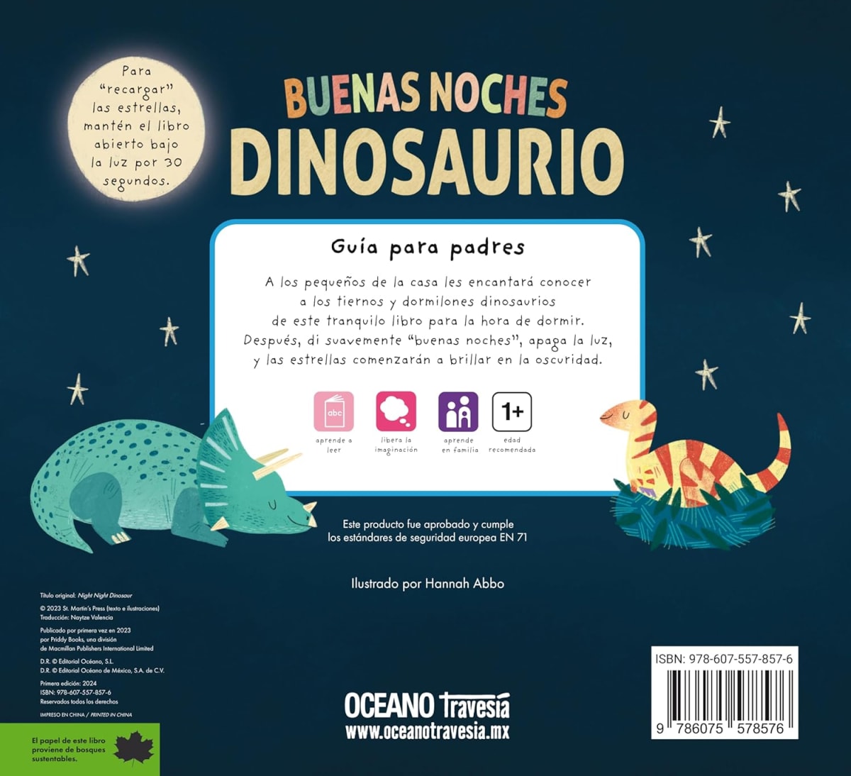 BUENAS NOCHES DINOSAURIO. POP UP BRILLA EN LA NOCHE2
