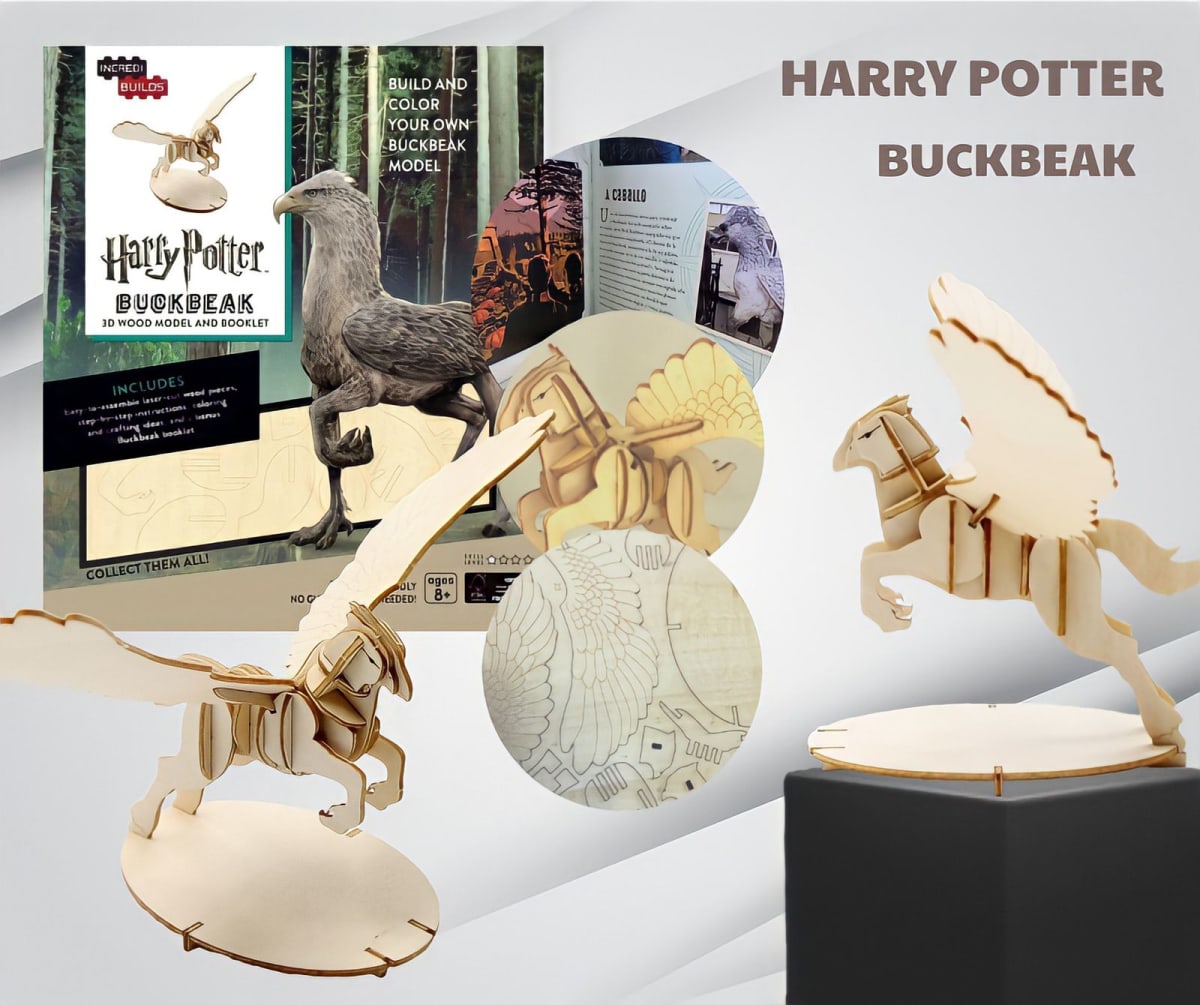 BUCKBEAK - HARRY POTTER - CONSTRUYE 3D1