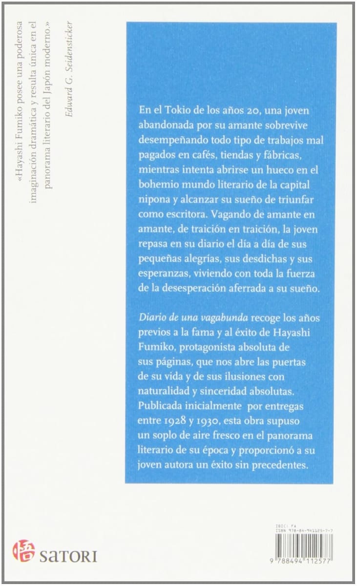DIARIO DE UNA VAGABUNDA - HAYASHI FUMIKO BOLSILLO2