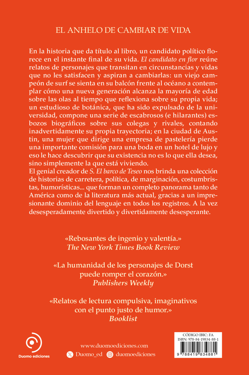 EL CANDIDATO EN FLOR - DOUG DORST2