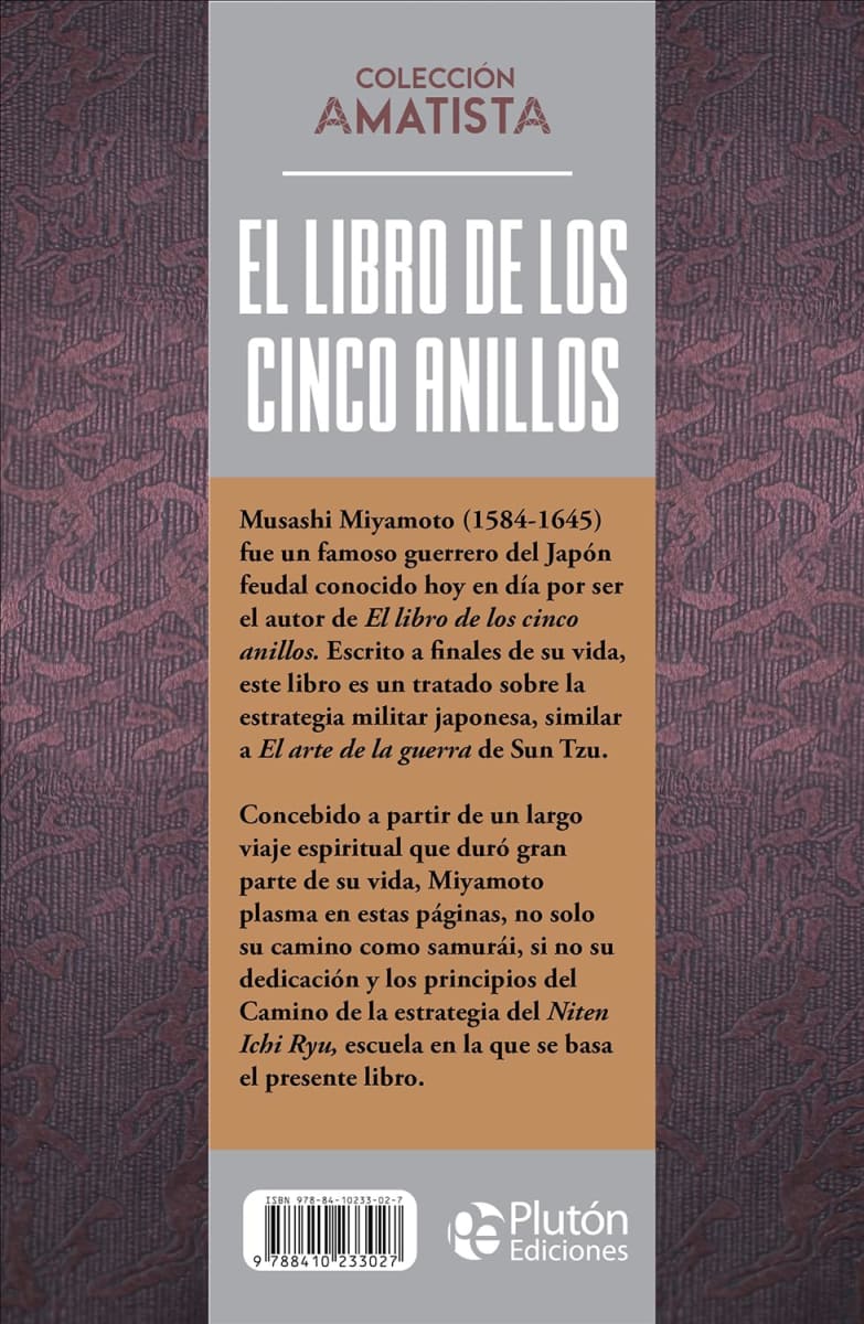 EL LIBRO DE LOS CINCO ANILLOS - MUSASHI MIYAMOTO. AMATISTA5