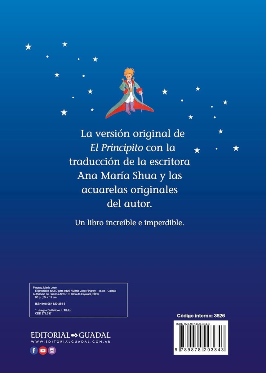 EL PRINCIPITO TAPA AZUL - ANTOINE DE SAINT3