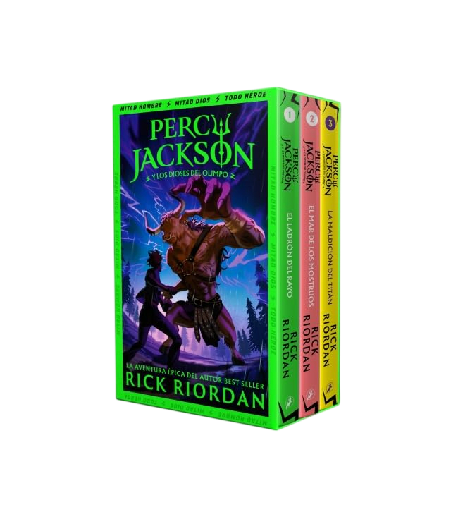 ESTUCHE PERCY JACKSON Y LOS DIOSES DEL OLIMPO 3 LIBROS - RICK RIORDAN1
