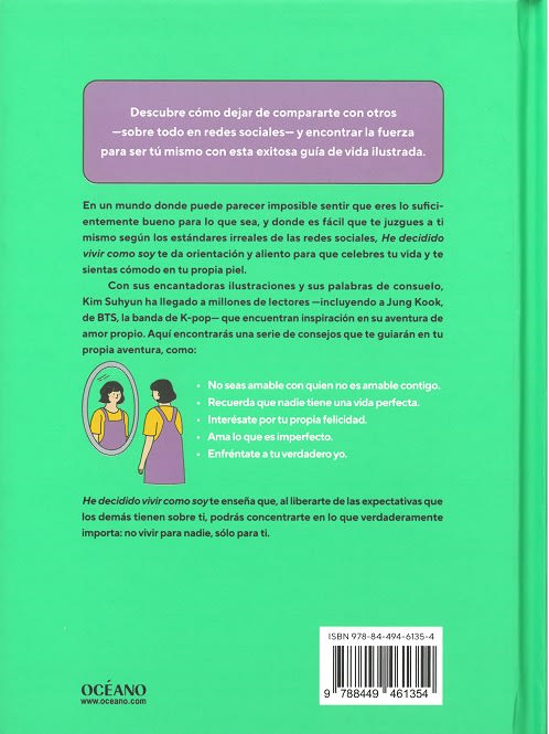 HE DECIDIDO VIVIR COMO SOY TAPA DURA - KIM SUHYUN4