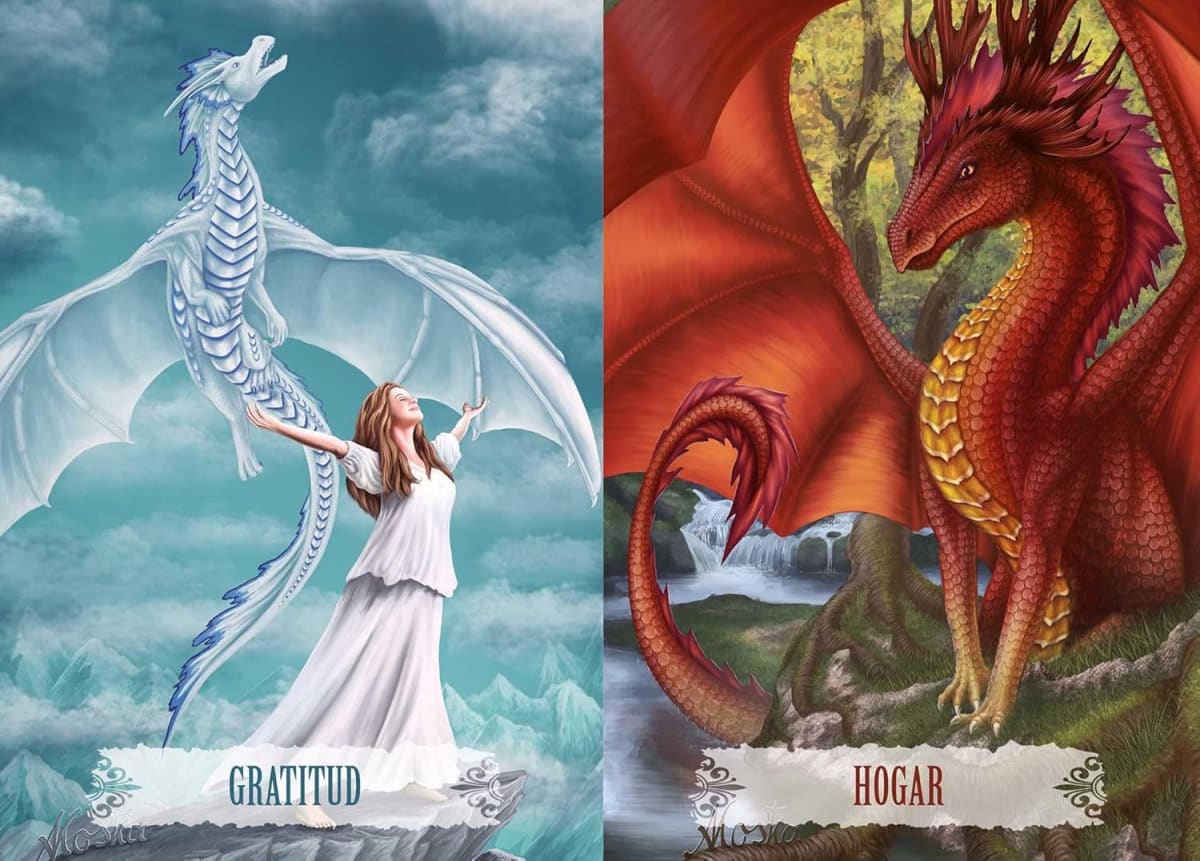LA SABIDURÍA DEL DRAGÓN MAZO CON 43 CARTAS Y LIBRO - CHRISTINE ARANA8