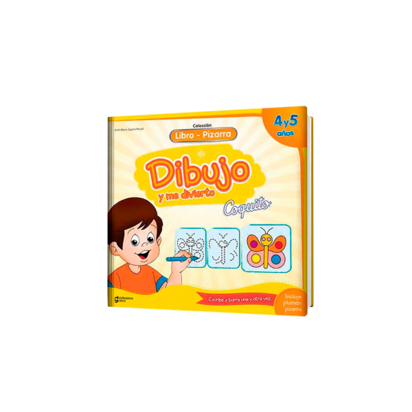 DIBUJO Y ME DIVIERTO LIBRO PIZARRA COQUITO1
