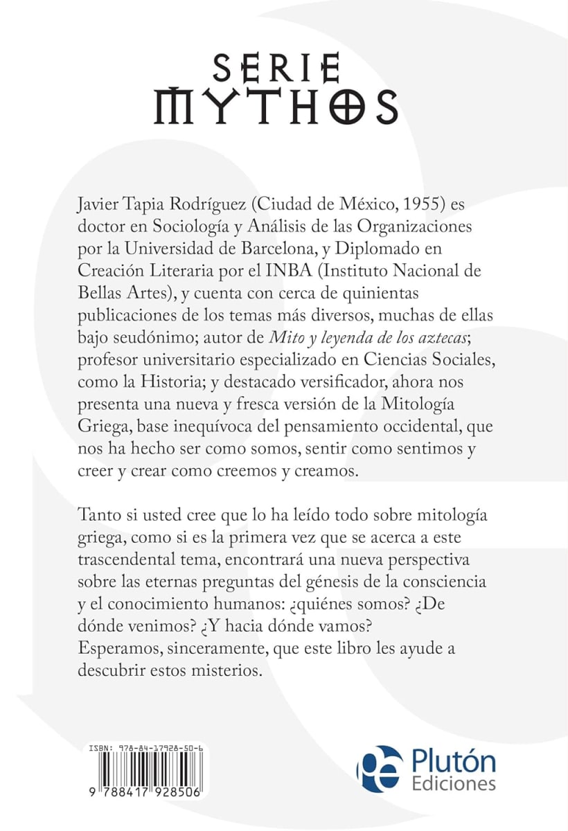 MITOLOGIA GRIEGA. CUNA DE OCCIDENTE - JAVIER TAPIA4