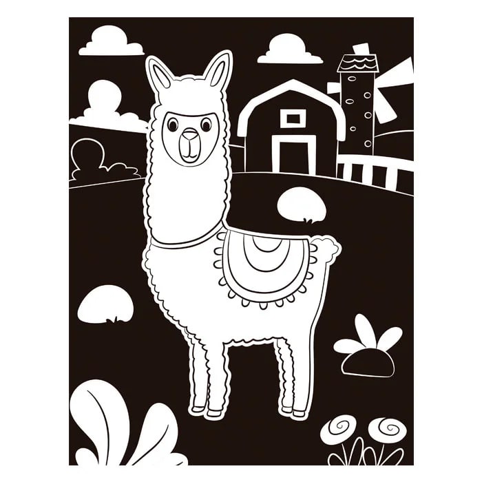 NEÓN EN LA GRANJA PACK PARA COLOREAR3