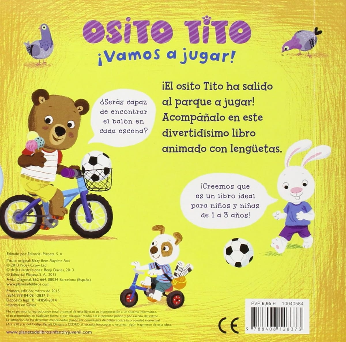 OSITO TITO. ¡VAMOS A JUGAR! - BENJI DAVIES2