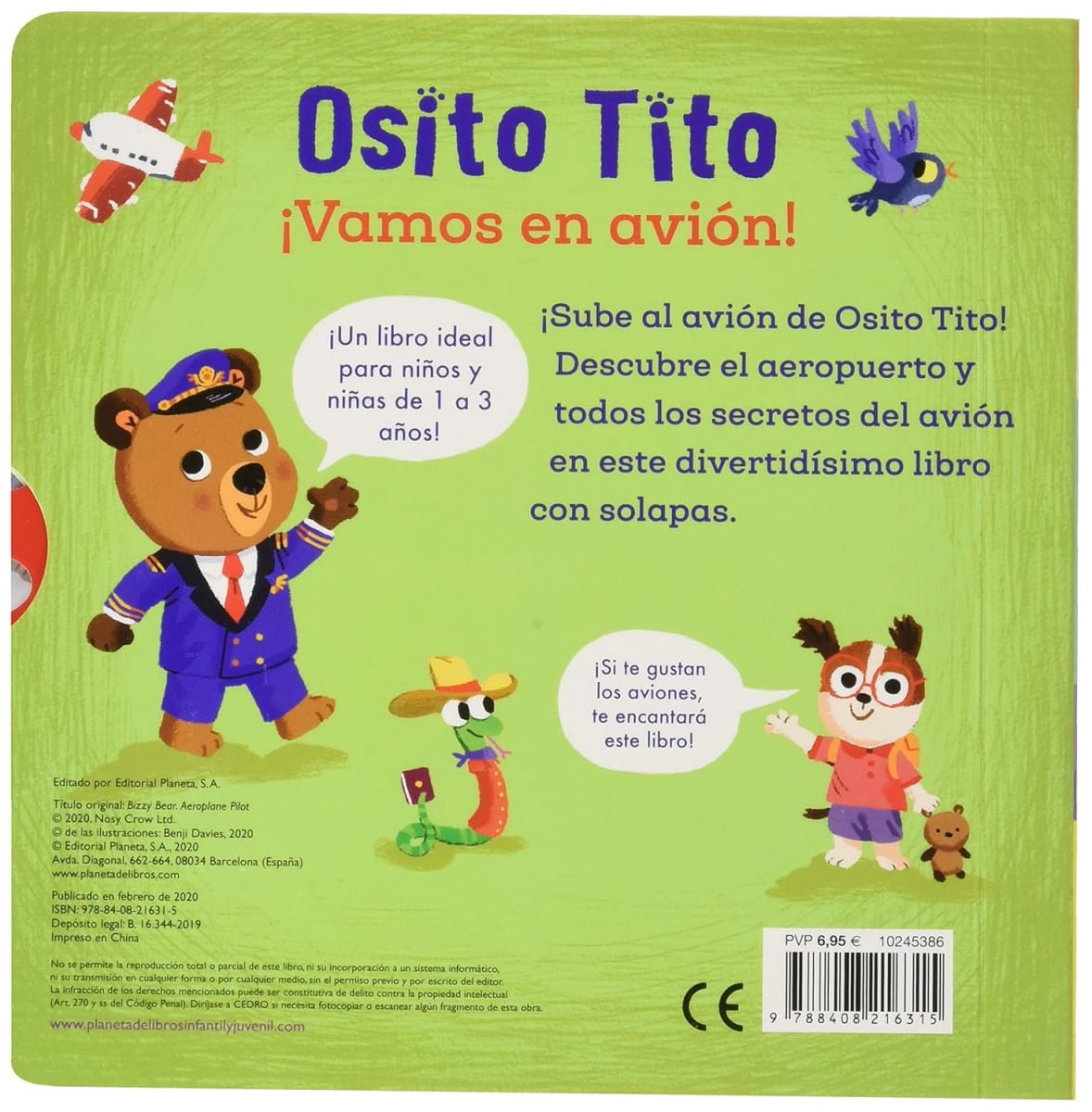 OSITO TITO.¡VAMOS EN AVIÓN! - BENJI DAVIES2