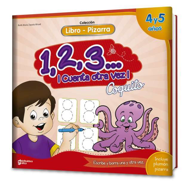 Libro Pizarra: 1,2,3... ¡Cuenta otra vez!1