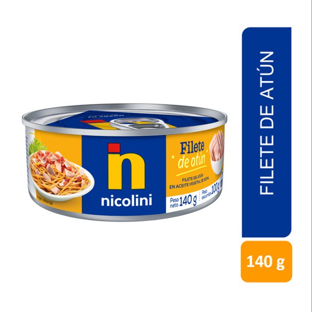 FILETE DE ATUN NICOLINI 140gr SF Market Online