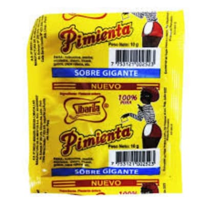 Pimienta Negra Sibarita Sobre x 10gr