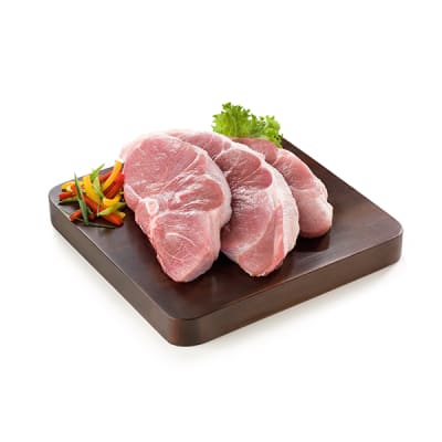 Chuleta brazuelo cerdo sin piel Rango 1.4 a 1.6 Kg.