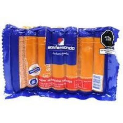 Super salchicha naranja x 20 Und