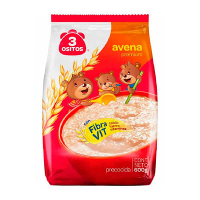 Avena 3 Ositos Premium Clásica (600gr)
