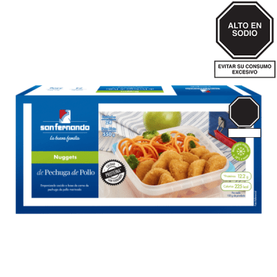 Nuggets pechuga de pollo en caja x 24Und