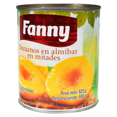 Conserva de Durazno en Mitades Fanny 
