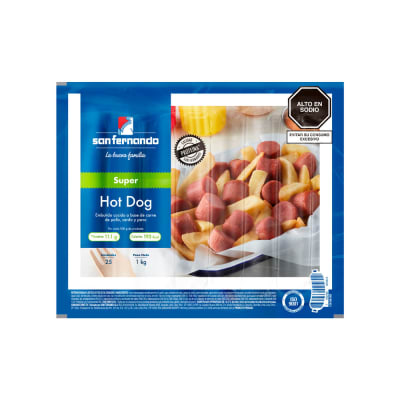 SUPER HOT DOG SAN FERNANDO 1 kg