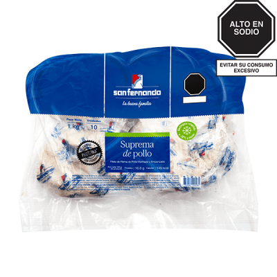 Suprema apanada de pollo x 10 Und (1kg)
