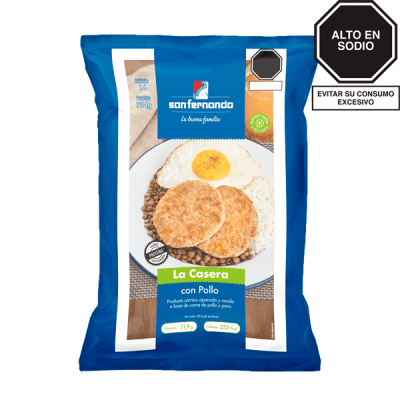 La casera c/ pollo x 14 Und