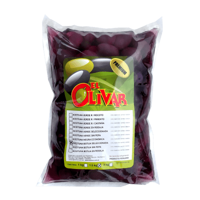 Aceituna Negra Deshuesada El Olivar (1 kg)