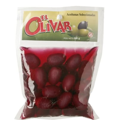 Aceituna negra entera seleccionada El Olivar