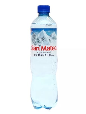 Agua Mineral San Mateo C/Gas (600ml)