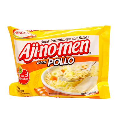 Sopa Instantánea AJINOMEN Sabor Pollo x 80gr