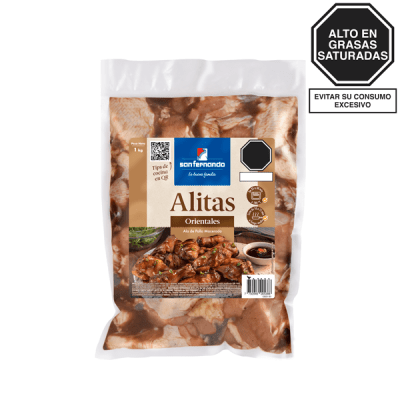 Alitas Trozadas Sabor Oriental x 1 Kg
