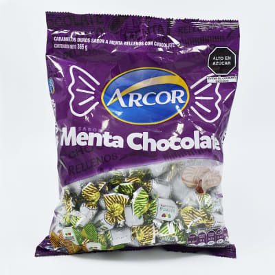 Caramelo Menta Chocolate Arcor