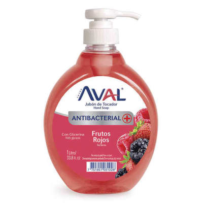 Jabón Líquido Antibact. Frutos Rojos x 1Litro